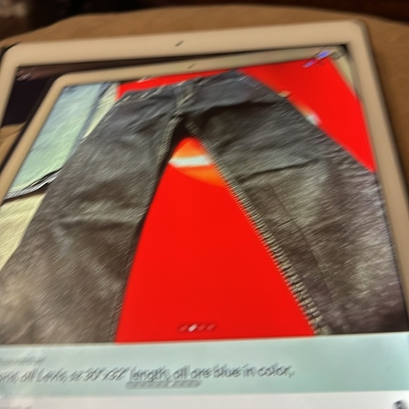 Men’s lot of 4 gently worn used jeans, all blue color denim - Picture 6 of 6